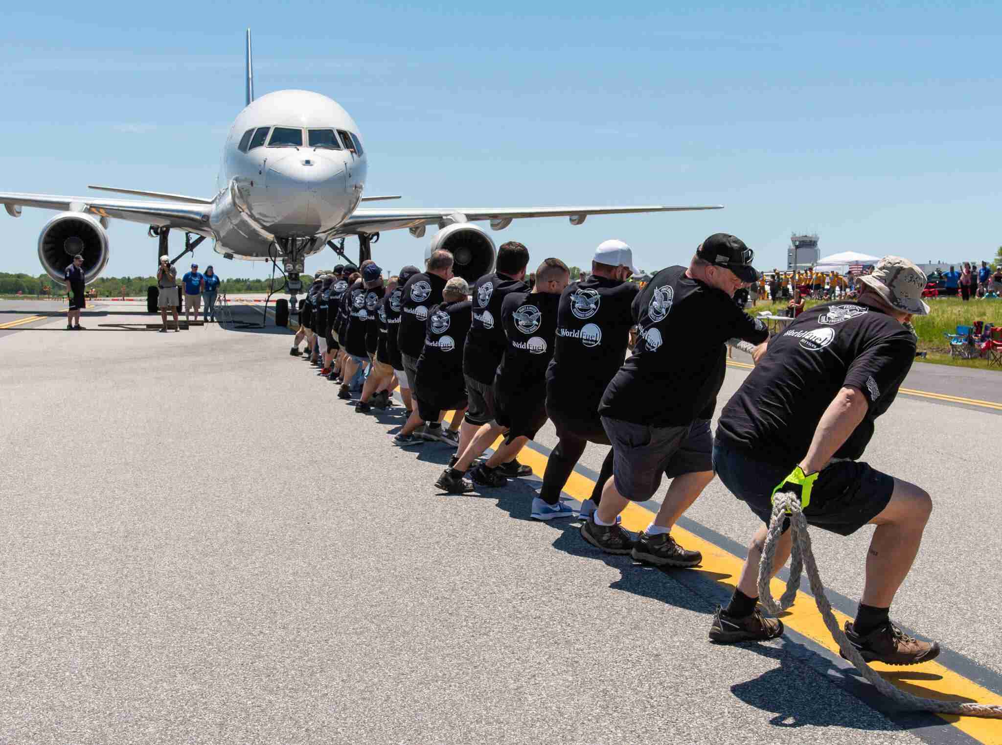 The 2019 Plane Pull held at Northeast Air was our first time ever!
