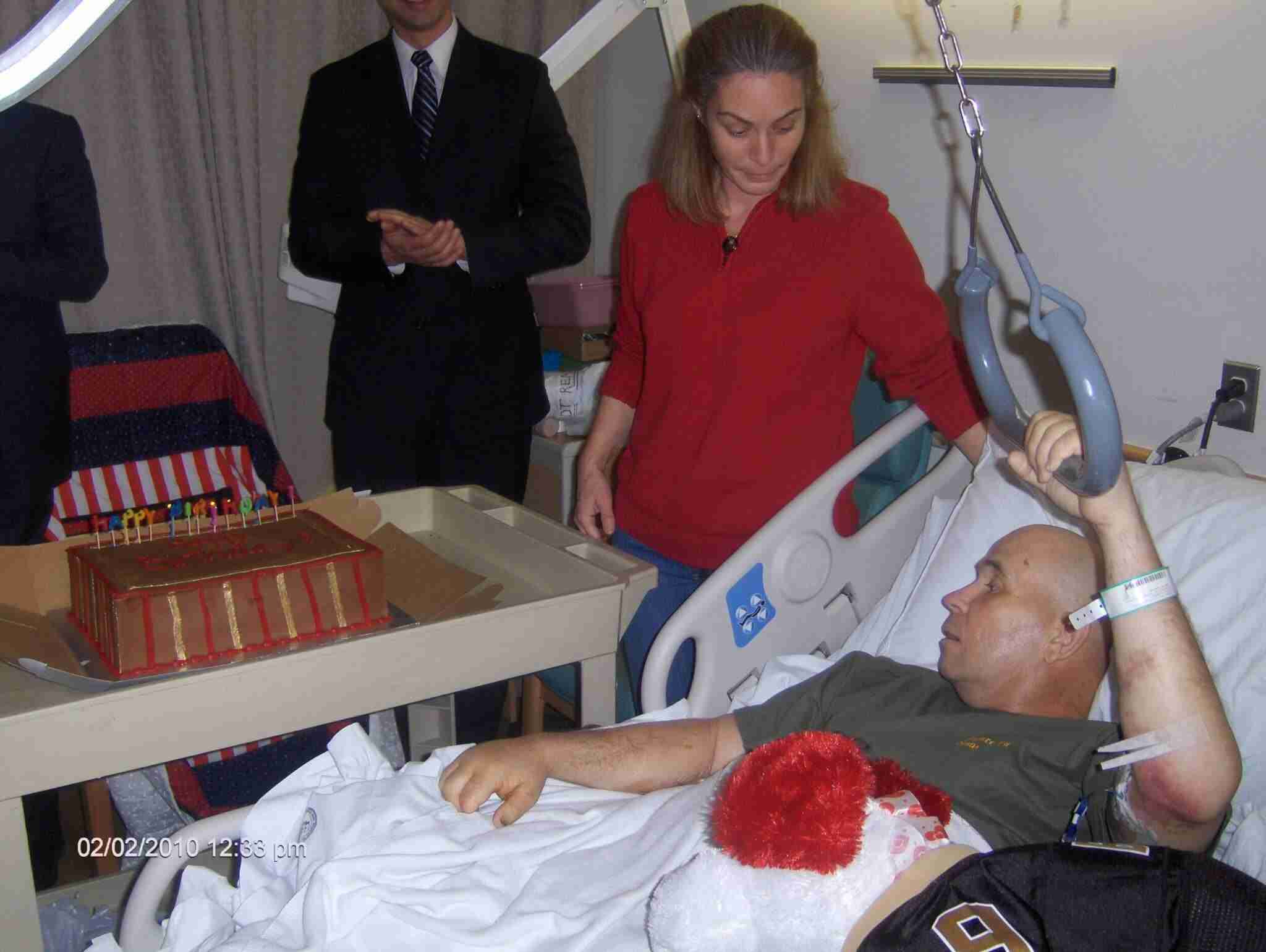 “Transitioning into the role of a Caregiver was not hard, being a Military Wife prepared us well.” - Wife, Vickki Mackey