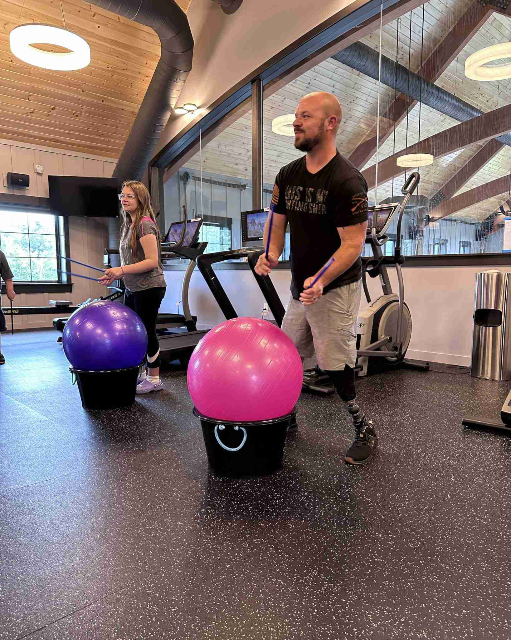 Medicine Ball Drumming