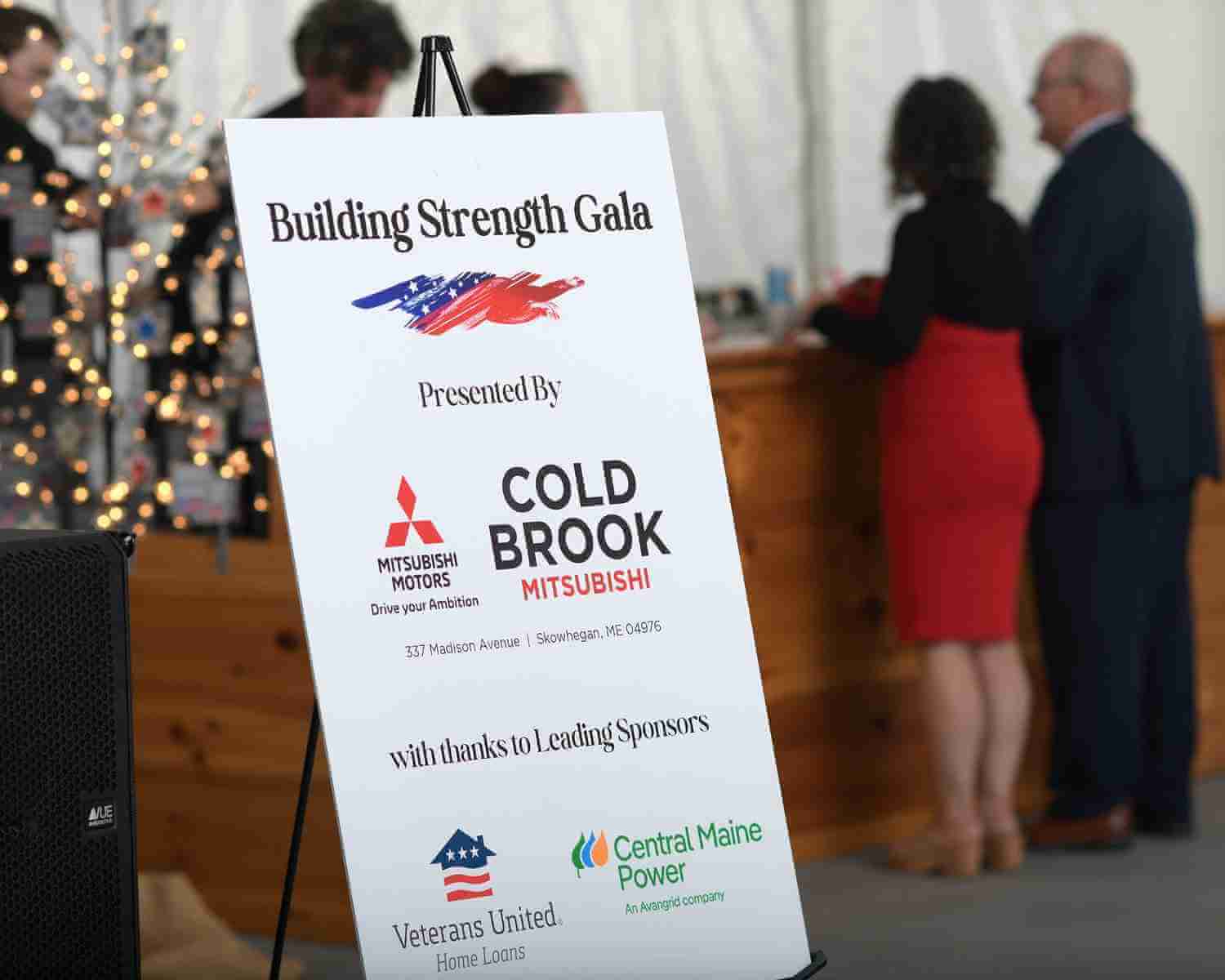 Travis Mills Foundation Building Strength Gala banner