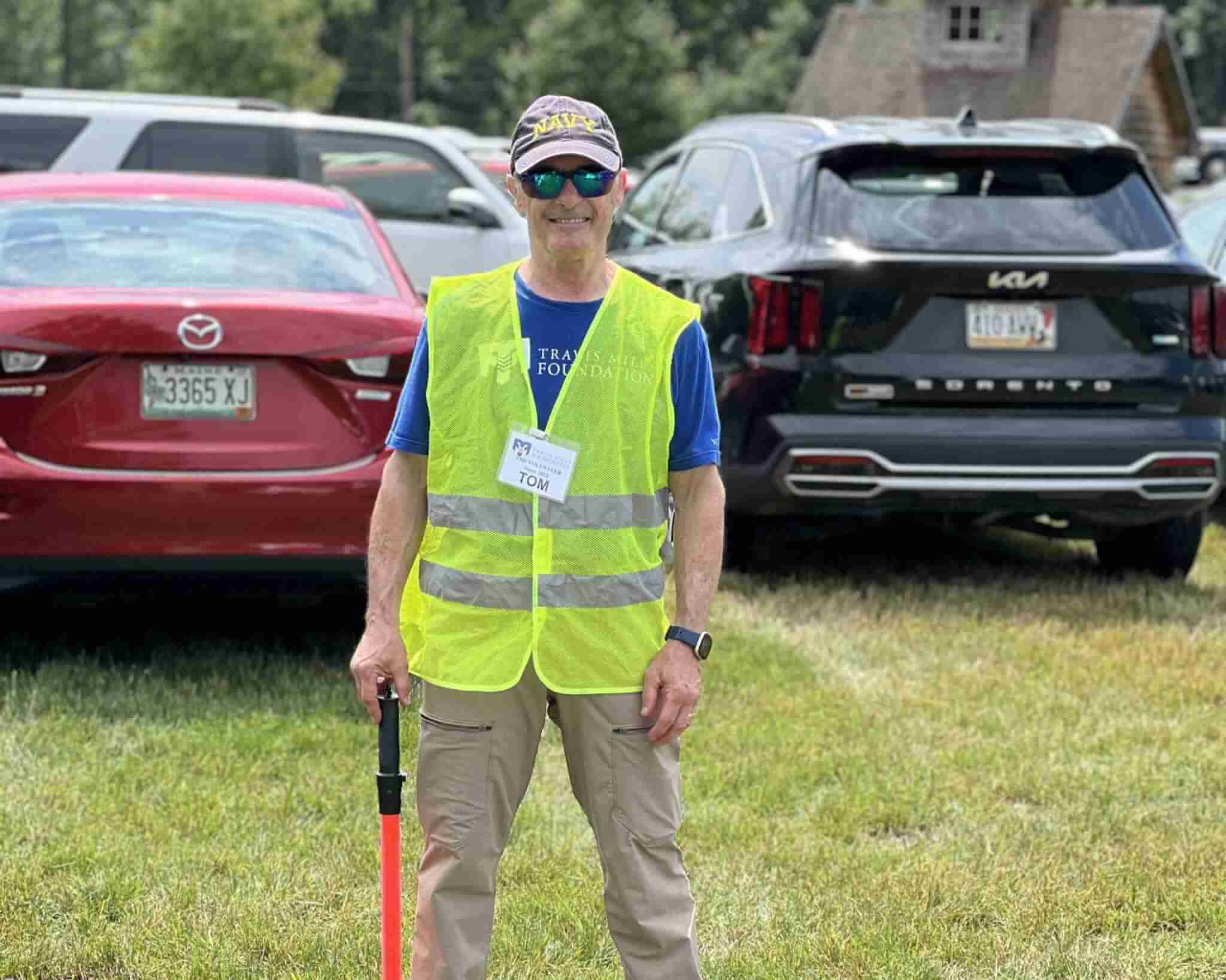 Volunteer parking attendant