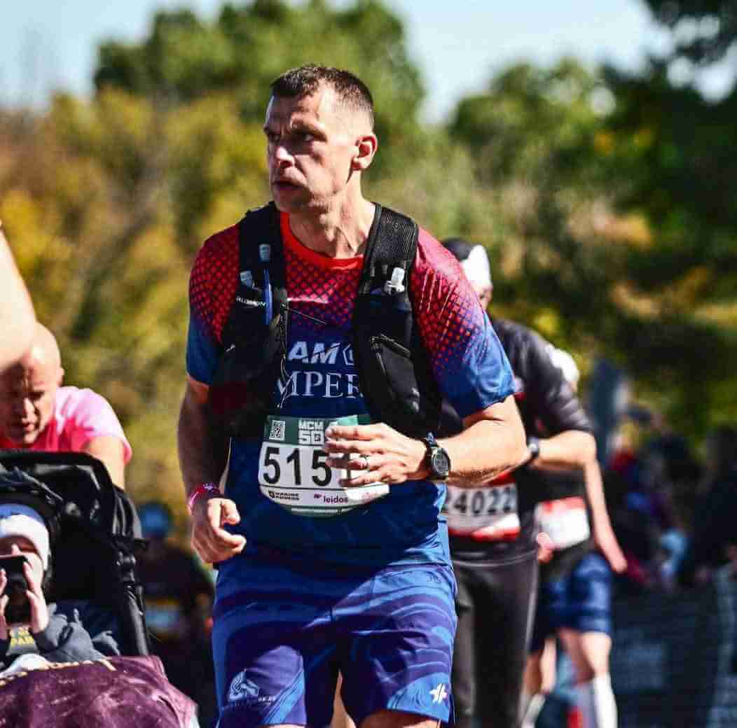 Michael found that fitness helped his mental health as much as it helped his physical health; at one point, Michael was 327 pounds.